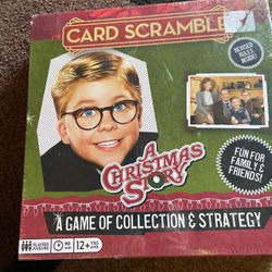 Nib Sealed  A CHRISTMAS STORY  Card Scramble Game 