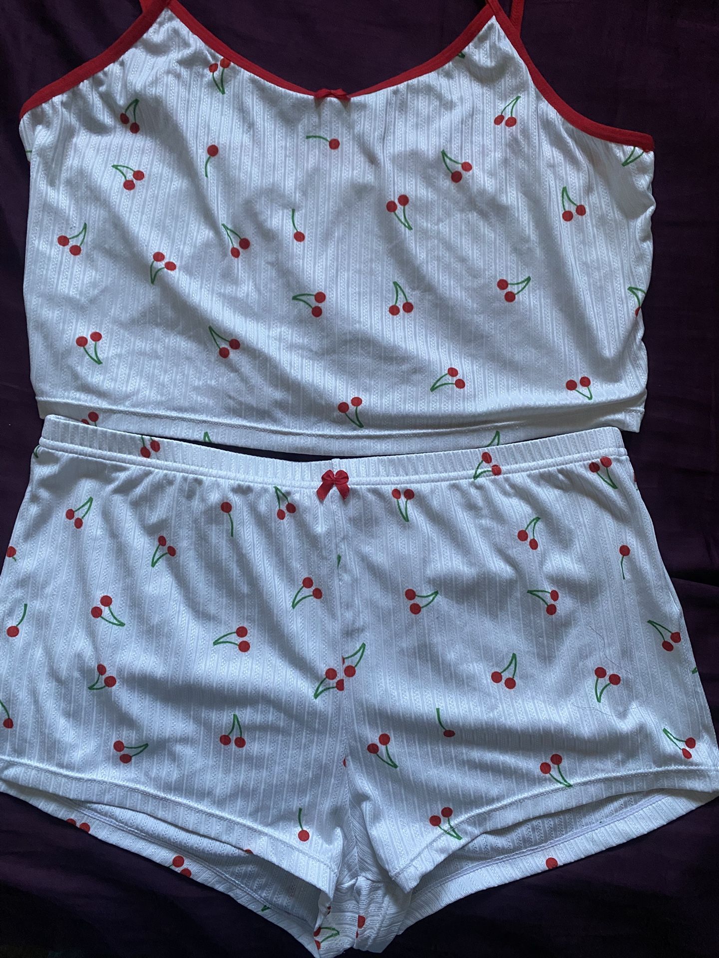 Cherry Print pajama set