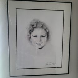 Lucille Ball and Shirley Temple Art