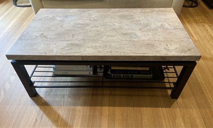 Stone coffee table