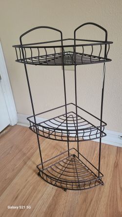 3 tier metal corner self .