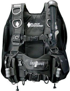 Scuba Dive 2 Seaquest Black Diamond BCD