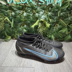 Nike Mercurial Vapor 14 Pro FG Soccer Cleats Black Photo Blue Men 8.5 CU5693-004