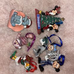 6 Disney Ornaments 