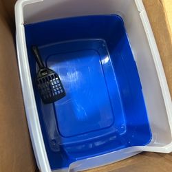 Large open top cat litter box
