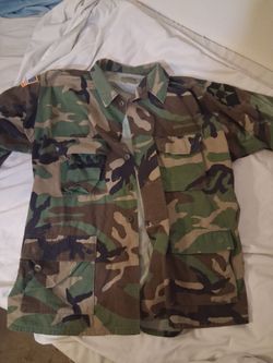 Camo Cargo Pants & Jacket