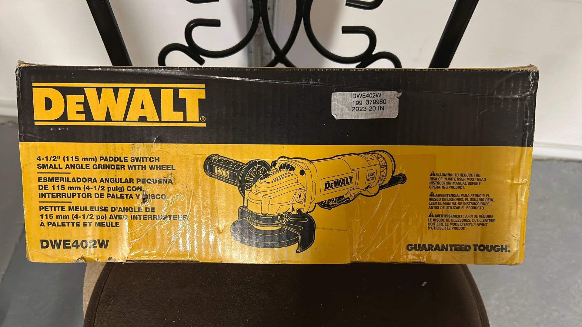 DeWALT # DWE402W 4-1/2 IN. ANGLE GRINDER WITH WHEEL