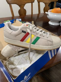 Adidas Superstar Vintage Hemp Rasta Size 12 
