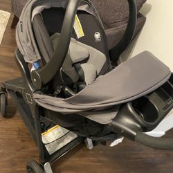 Stroller With Car Seat And Play Pen 