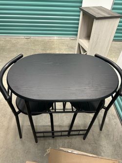 Table and 2 chairs