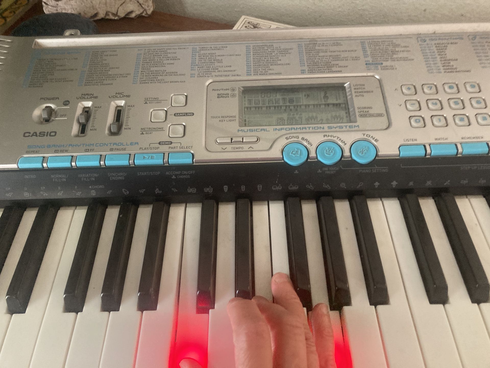 Yamaha Or Casio Keyboard Piano Drum Set Trap Kit