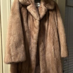 Beautiful Mink Coat & Mink & Fox Vest 