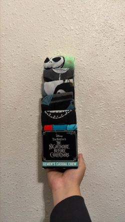 Nightmare Before Christmas Men's Crew Socks 6-Pack