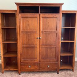 Media Center By Thomasville Solid Oak
