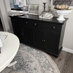Like new - StyleWell Dowden Charcoal Black Buffet Sideboard