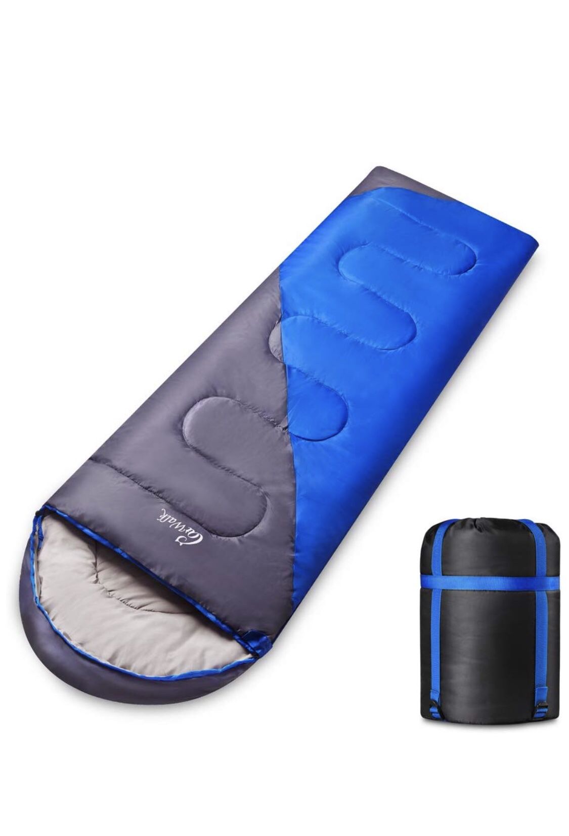 Envelope Sleeping Bag, Waterproof & Lightweight Sleeping Bags with Compression Sack, Suitable for Traveling, Camping, Hiking, Outdoor Activities