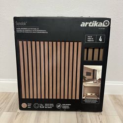 Artika Sonolok Sound-Absorbing Slatted Panel Kit (NEW) – Multiple Colors Available (Look at pics)