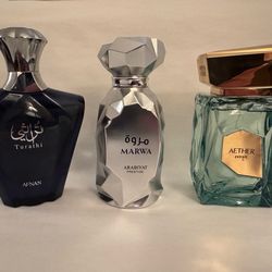 Lot of three men’s popular colognes