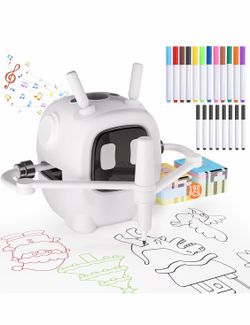 Kids Educational Drawing Robot with 192 Drawing Cards