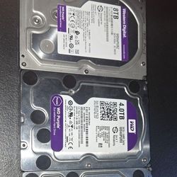 2TB 4TB 8TB Western Digital Purple Hard Drives