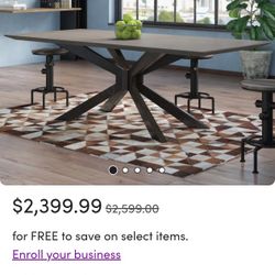 Designer Dining Room Table and Chairs 
