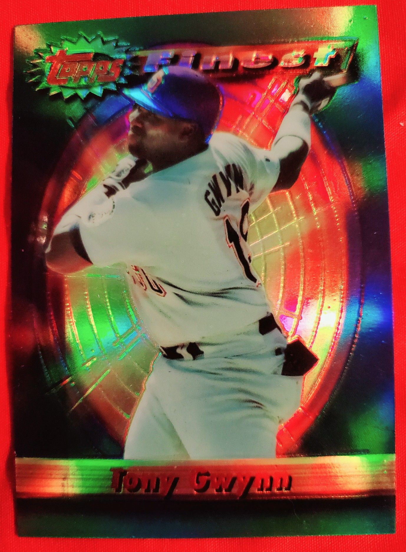 Tony Gwynn Topps Finest Card # 201