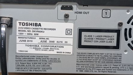 Toshiba Recorder