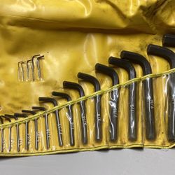 20 PCs Allen Wrench Set USA Made Heavy Duty Sizes Obo.28  Up To 3/4 Inch ever Used In Vinland Pouch