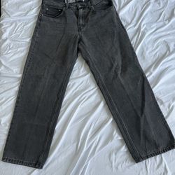 Levi’s gray denim silver tab jeans size 34 x 32