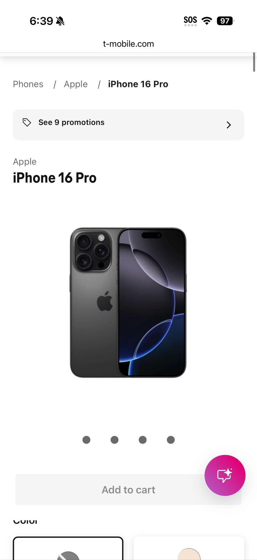 iPhone 16 Pro Verizon 128 GB Great Condition