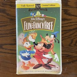 Fun Fancy Free VHS 