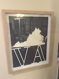 Framed Virginia State Art