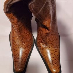 Steve Madden Leather Boots Size 9