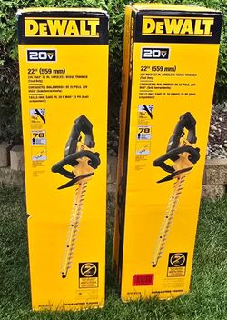 DEWALT 20V MAX 22-Inch Cordless Hedge Trimmer (Tool Only)