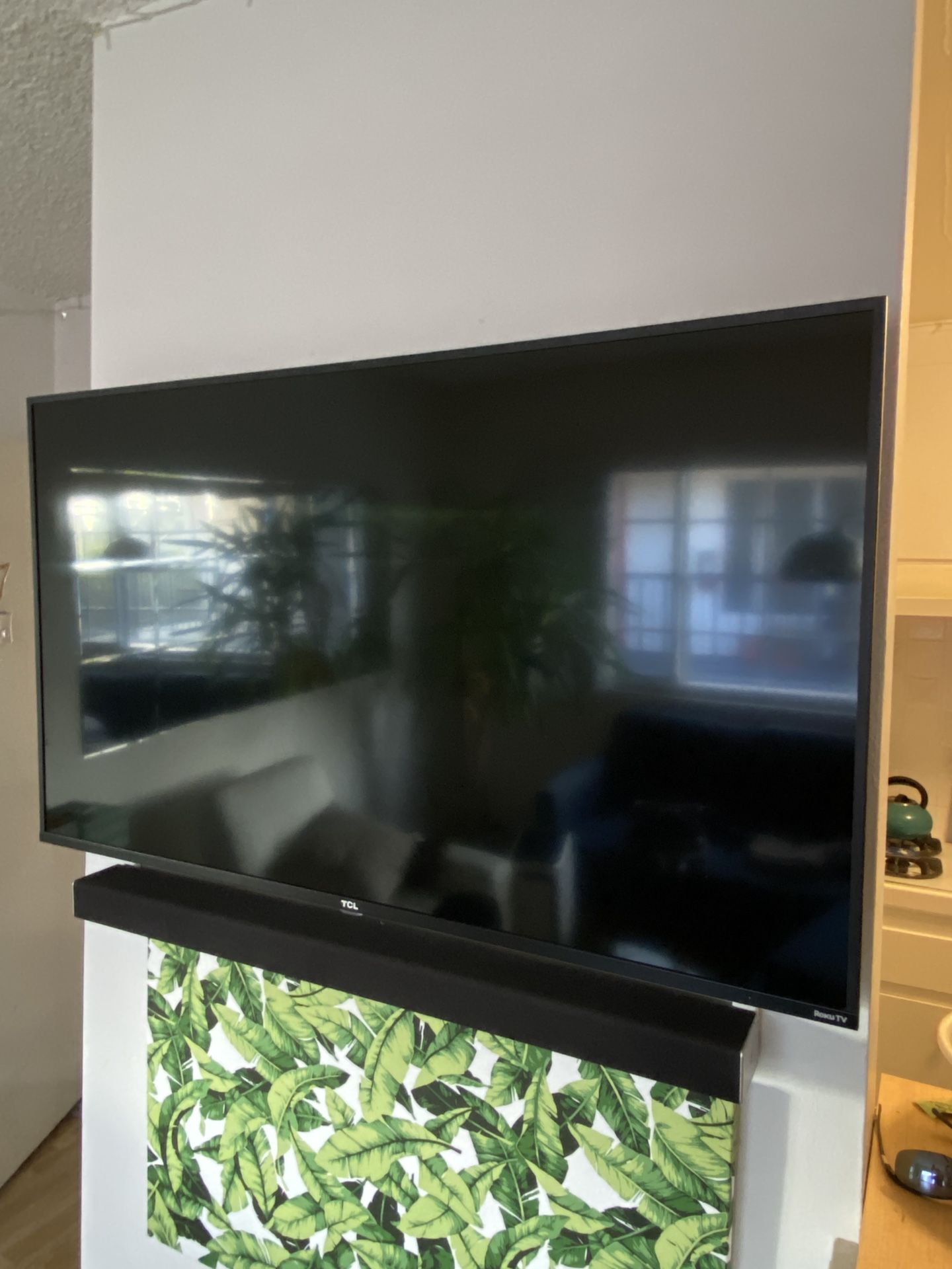 TCL 49” 5-Series 4K Roku TV + Sanus Wall Mount + Stand – $130 (Excellent Condition)