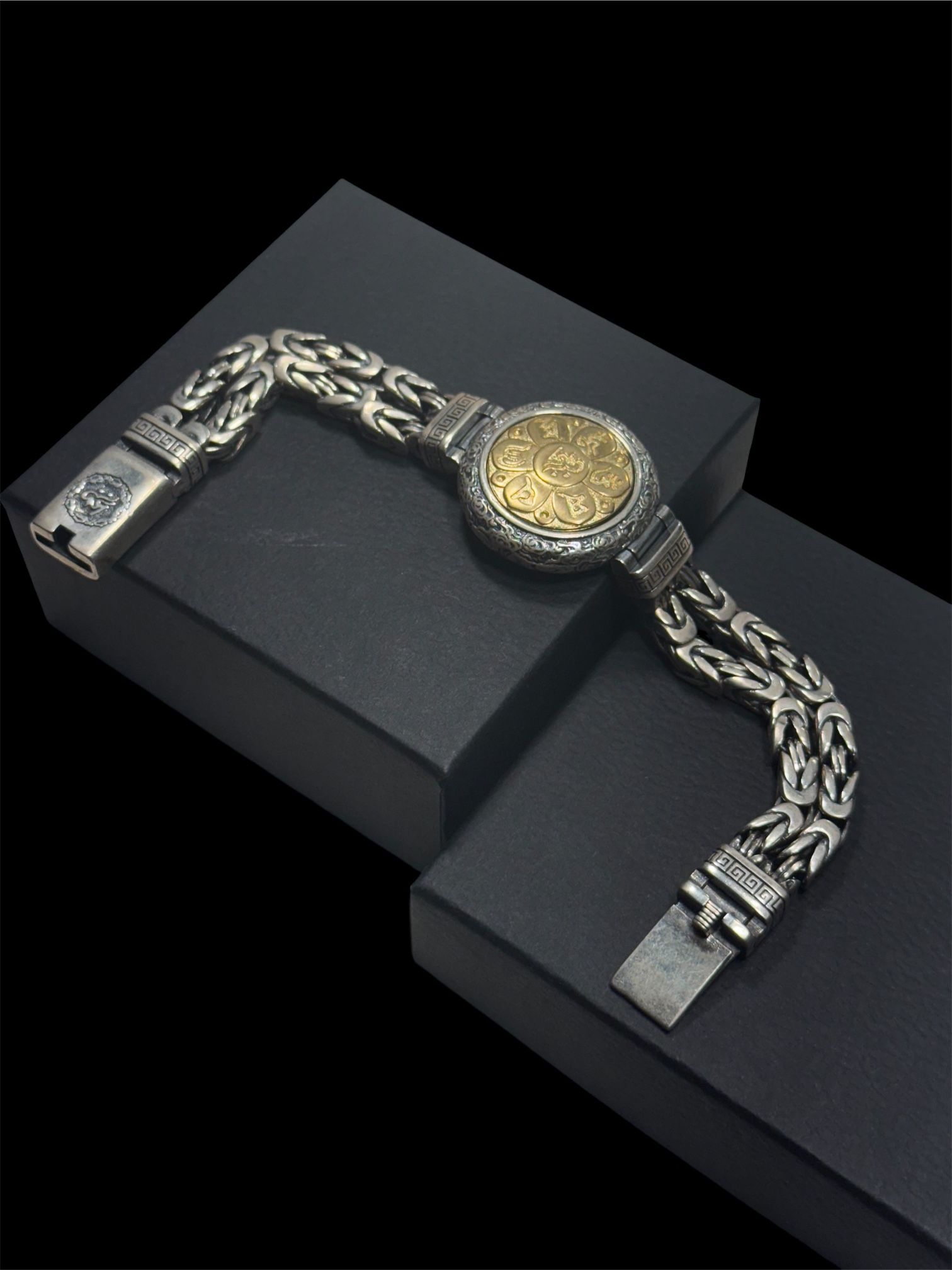Last updated 20h ago 925 Sterling Silver Spinning Mandala Bracelet | 8.5 Inch | 77.8g