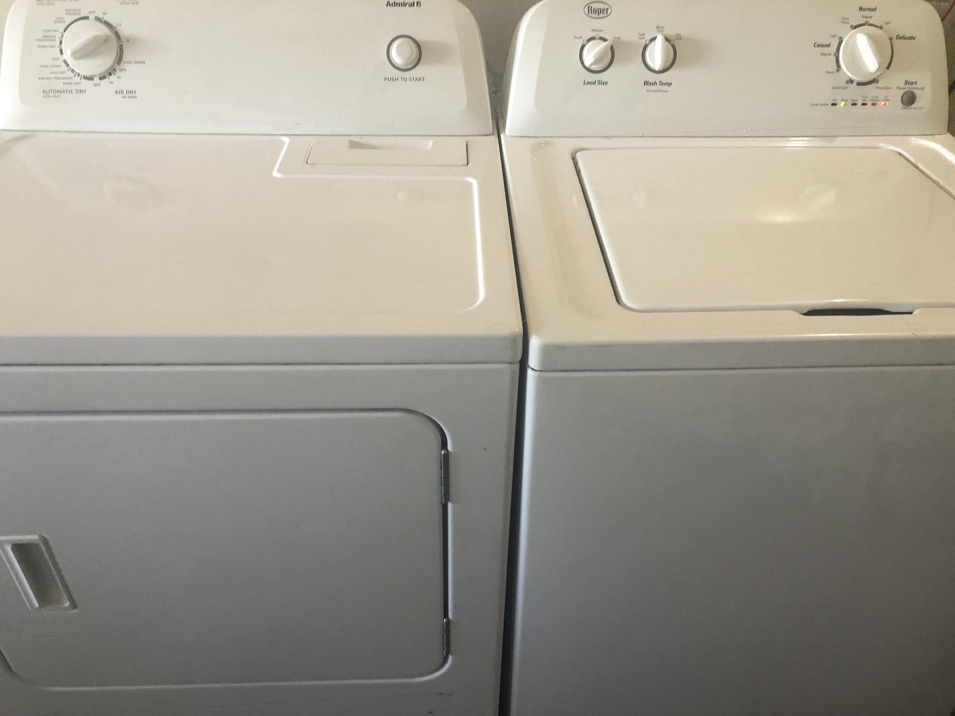 Washer And Dryer Set