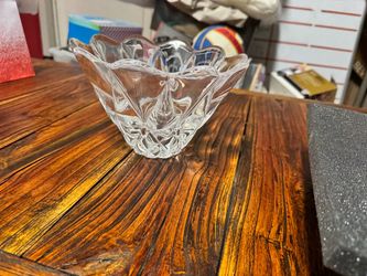 Clear Crystal Glass Decorative Bowl