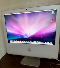 VINTAGE 17” APPLE iMAC DESKTOP PC WITH OFFICE 2004