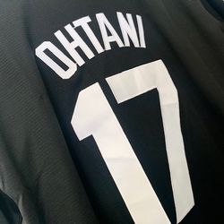 Dodgers Ohtani Black Jersey Fully Stitched (Small To 3XL) 