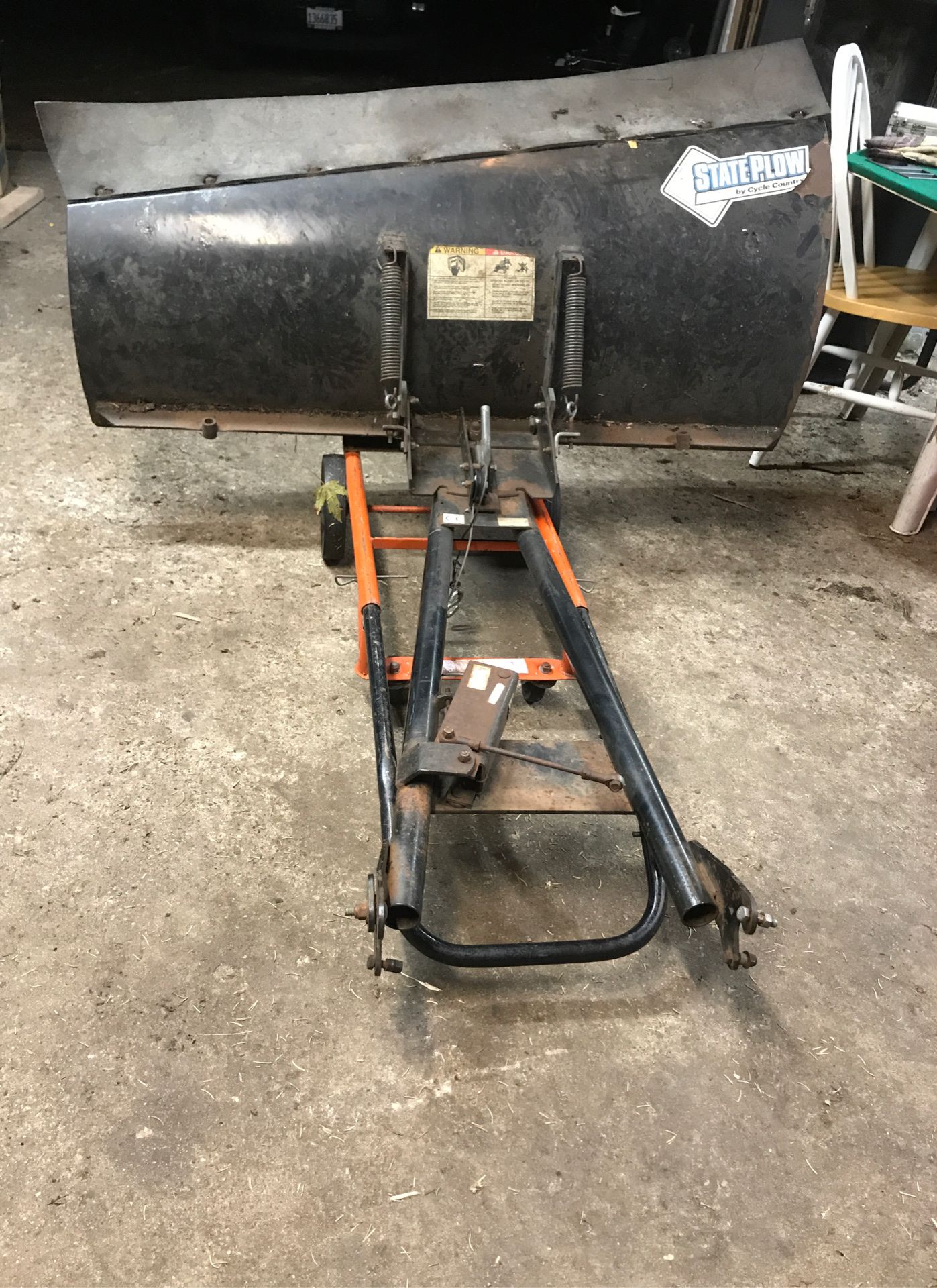 Cycle country 52 inch atv plow and manual lift