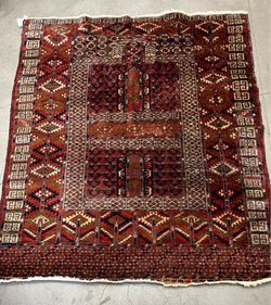 Antique Turkmen Rug