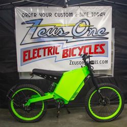 Brand New Stealth Bomber E Bike 8000 Watt - Green 