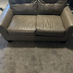 Leather Love Seat