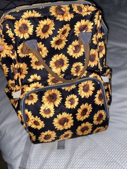 Sunflower Diaper Bag