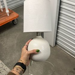 Small White Desk Lamp