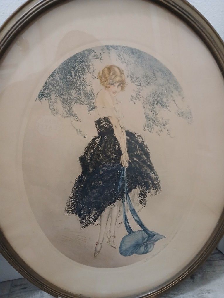 Le Bonnet Bleu By Louis Icart