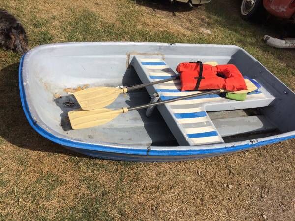Mini fiberglass boat