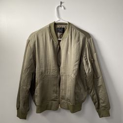 Green bomber jacket (size small)