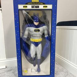 Vintage Batman Lighted Wall Sculpture New In Box Rare 1992 